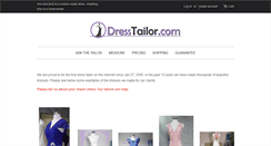 Desktop Screenshot of dresstailor.com